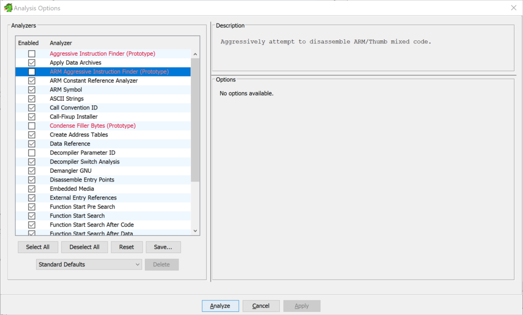 Analyzing ARM Binary in Ghidra