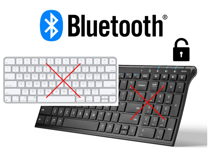 Bluetooth Keyboards used to attack devices due to a Bluetooth vulnerability in the Bluetooth HID implementation of major operating systems